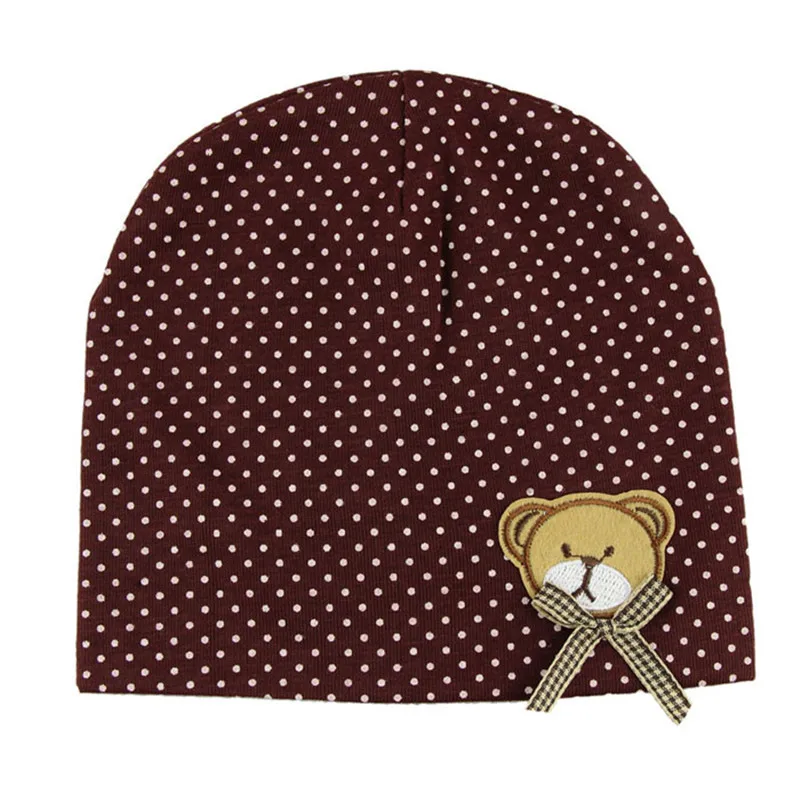 MUQDEW Kids Cap Hot Selling Spring Autumn Baby Head with Cute Little Bear Pattern Babys Cotton | Детская одежда и обувь