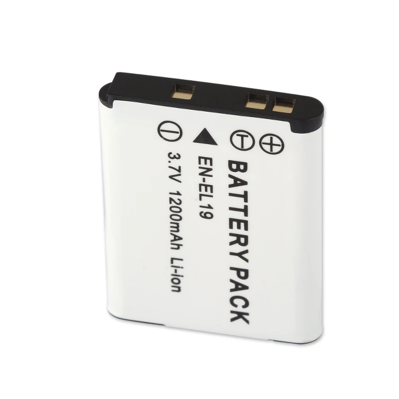 Dinto 1200 мА/ч 3 7 V EN EL19 ENEL19 RU замена цифровой Камера Батарея пакет для Nikon S2500 S3100 S4100 S2750
