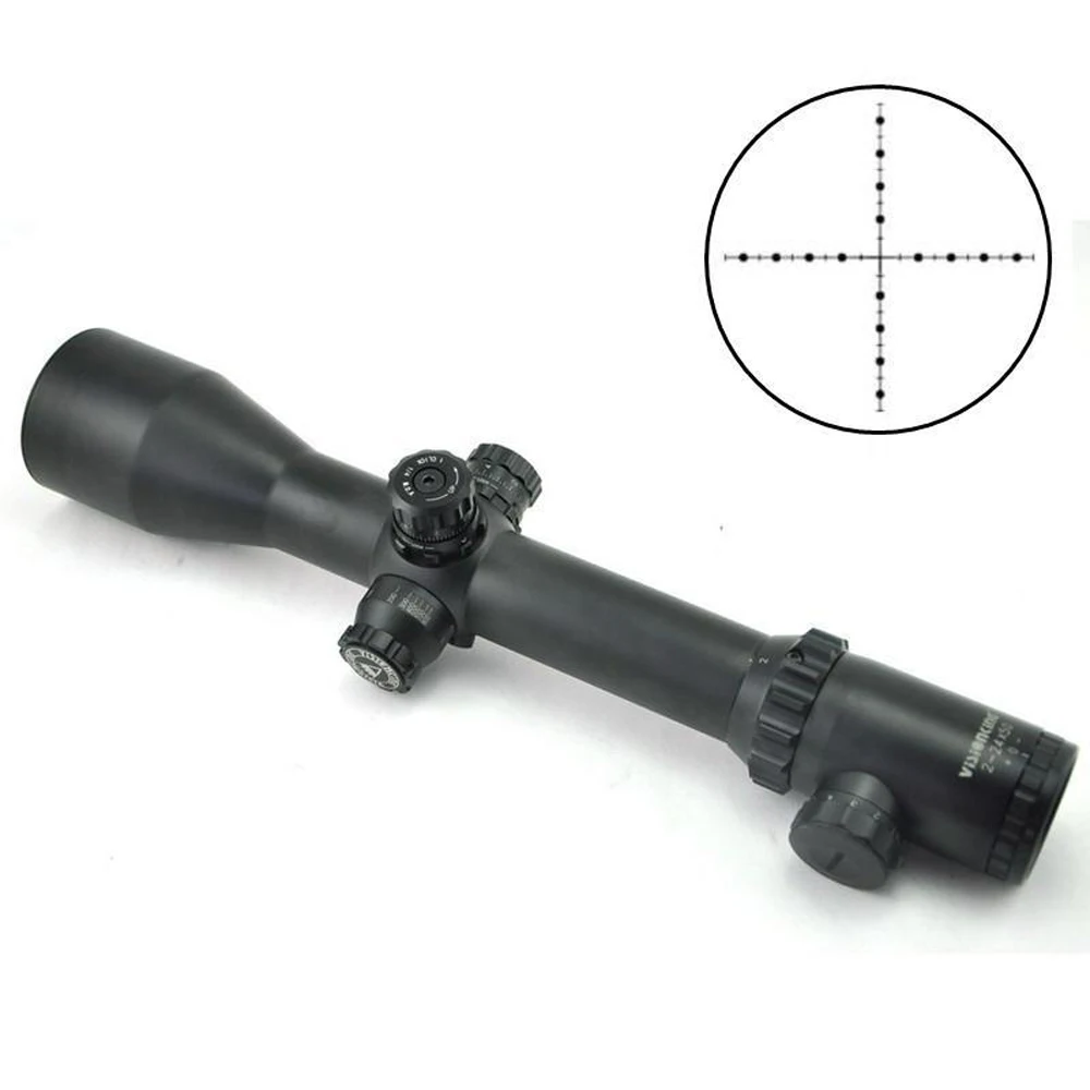 

Visionking 2-24x50 первый фокусный самолет FFP прицел Mil-dot Охотничий Тактический прицел 35 мм ударопрочный водонепроницаемый прицел
