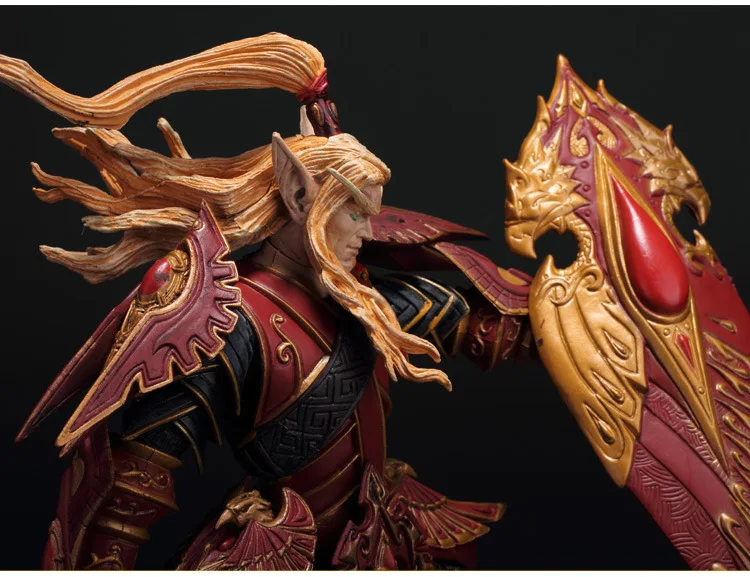 Игрушка с изображением эльфа крови паладина: квинталан SUNFIRE wow|model toy|blood elfwow action