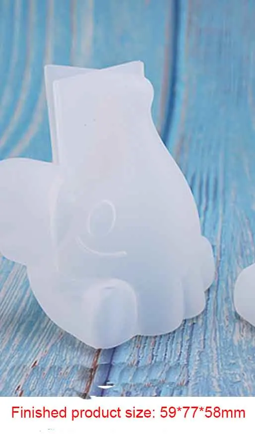 1 шт. милый слон и тыква Смола декоративное ремесло DIY цветочный горшок основа формы для эпоксидной смолы для ювелирных изделий - Цвет: Q-elephant
