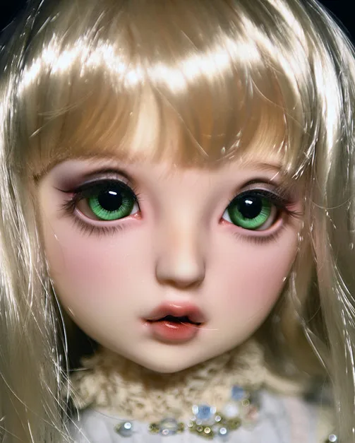 BJD глаз мяч sd стеклянный глаз мяч гофрированный зеленый глаз-прозрачная волна 12 мм 14 мм 16 мм 18 мм куклы аксессуары