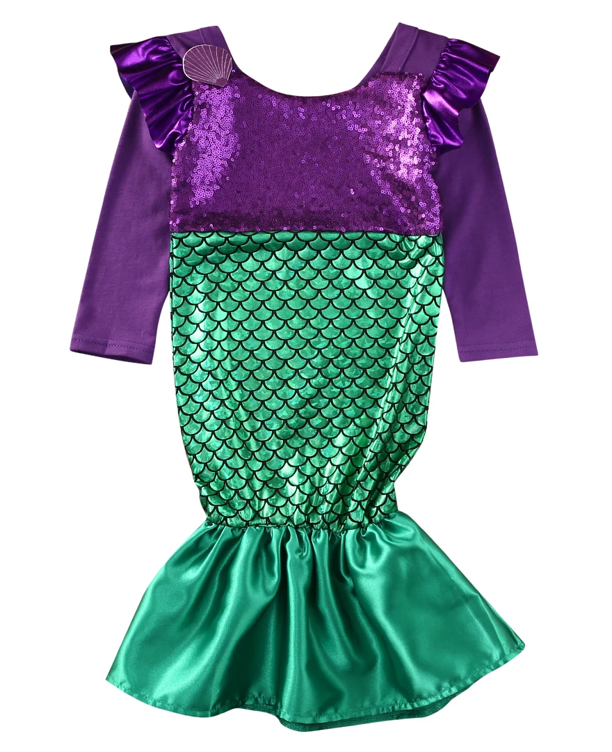 Мода Русалка труба Горячее предложение 2017 Vestidos Для девочек изготовление под