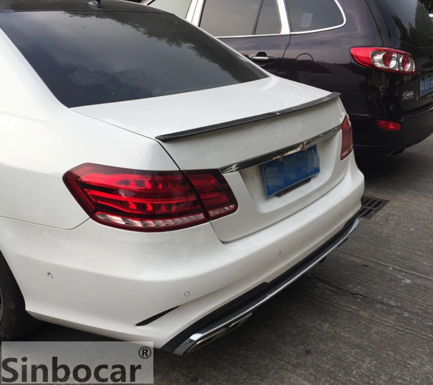 Задний спойлер из АБС пластика для Mercedes E Class W213 задний 4 дверного седана 2009