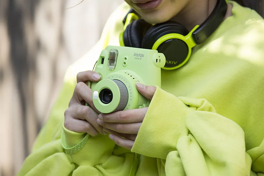 Оригинальная камера Fuji Fujifilm Instax Mini 9 с мгновенной печатью, компактная цифровая пленка, камера для фотосъемки, фотобумага, подарок
