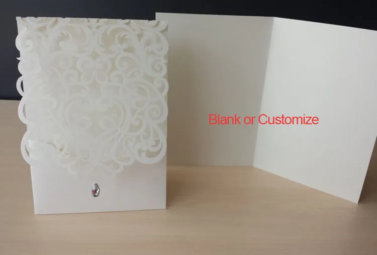 20 шт Золотой и белый лазерный разрез сердце свадьба приглашает печать стразы