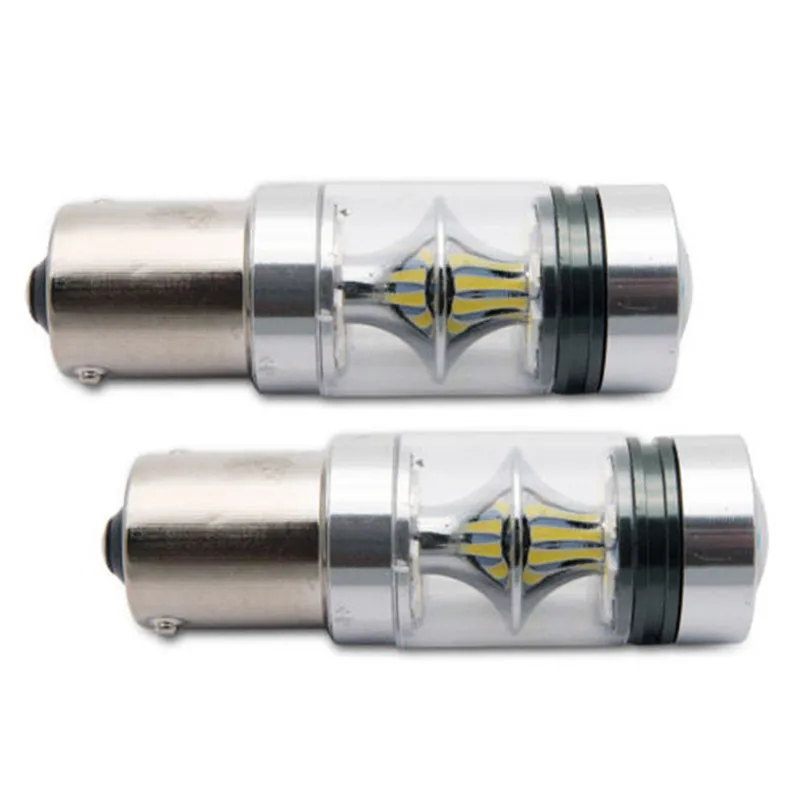 2 шт. 100 Вт 1156 BA15S 382 P21W Cress XBD светодиодный стоп Обратный светильник Canbus лампы белые автомобильные аксессуары поворот парковка DRL светодиодный светильник