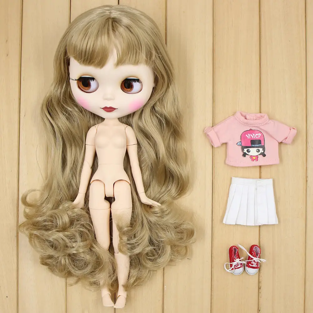doll clothes shoes Blyth кукла комбинация новые резные губы лицо, суставное тело, одежда плюс обувь 1/6 BJD, ICY, Pullip, Azone - Цвет: doll clothes shoes
