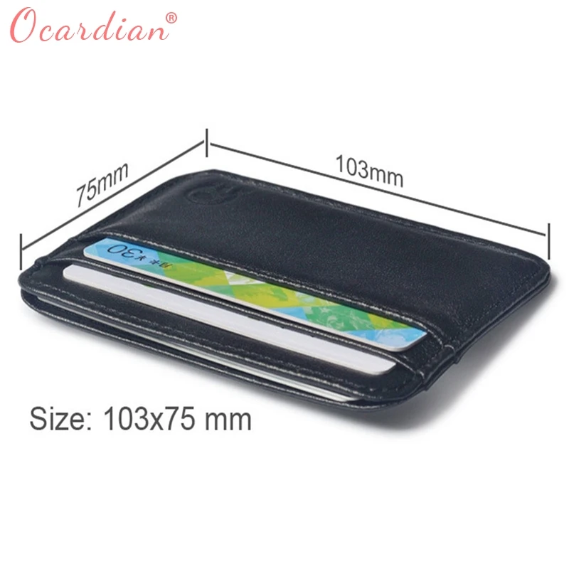 2018 тонкий держатель для кредитных карт джентльменов мини-кошелек чехол