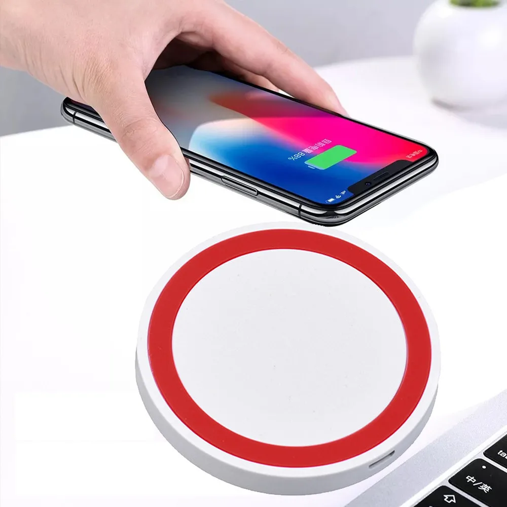Wireless Chargers Ultra-thin Qi Wireless Charger Power Charging Pad For Iphone XS / XS Max / XR Chargeur Induction Voiture#20