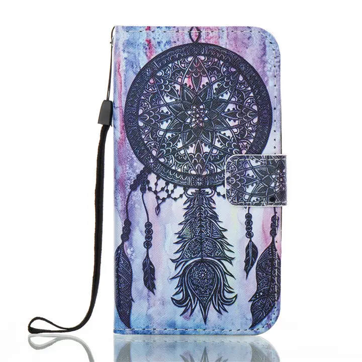 Black Chimes Чехол-книжка из искусственной кожи с узором для samsung Galaxy J3, J5 Pro, J7 Prime, A3, A5, чехол с подставкой и отделением для карт, P03Z - Цвет: Black Chimes