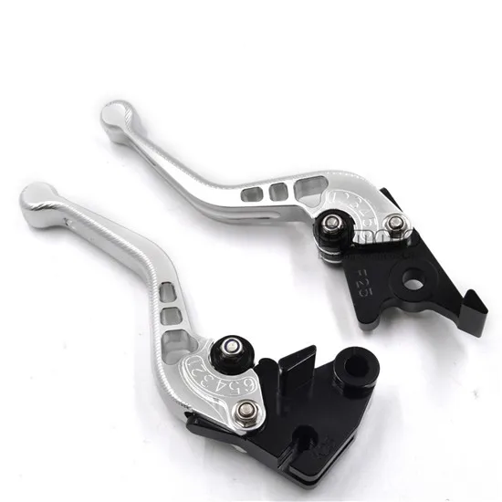 Серебристый BJMOTO CNC Регулируемые тормозные рычаги сцепления для KTM DUKE 390 RC390 2013- DUKE200 RC 200- DUKE125 RC125 - Цвет: Серебристый