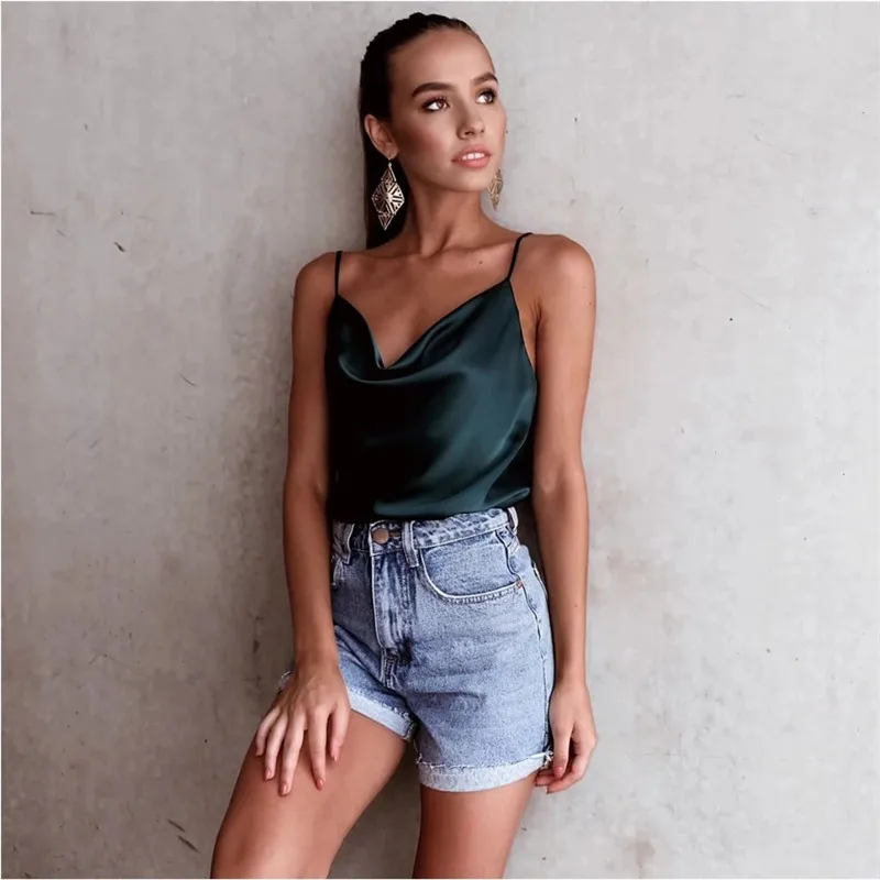 Женская новая мода сплошной регулируемый ремень жилет многоцветная Нижняя