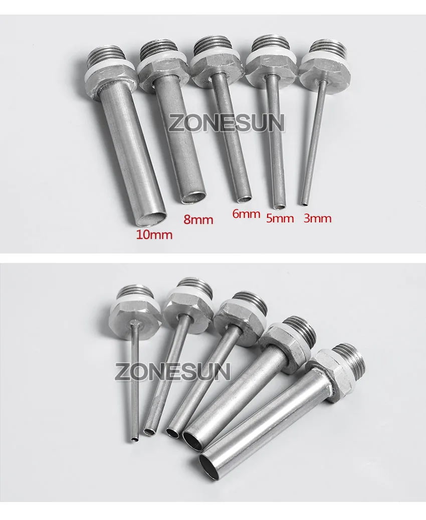 ZONESUN A02 A50 3 мм 4 мм 5 мм 6 мм 8 мм 10 мм Распылительная насадка для наполнения машины