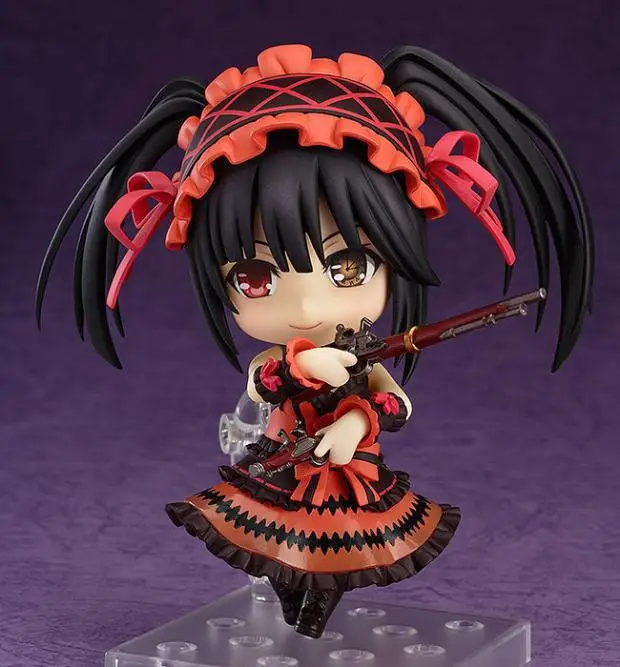 10 см Nendoroid Date A Live Tokisaki Kurumi 466# фигурка ПВХ игрушки коллекция кукла аниме мультфильм модель для друга подарок