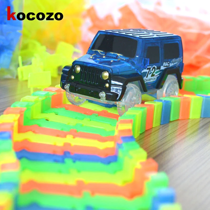 Kocozo трек автомобиль игрушка светящийся светодиодный свет автомобиля мигающие