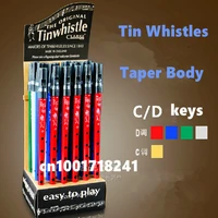 irish whistle flute key of d tin whistle clark irish penny whistle 6 hole clarinet flute nickel plated flauta musical instrument