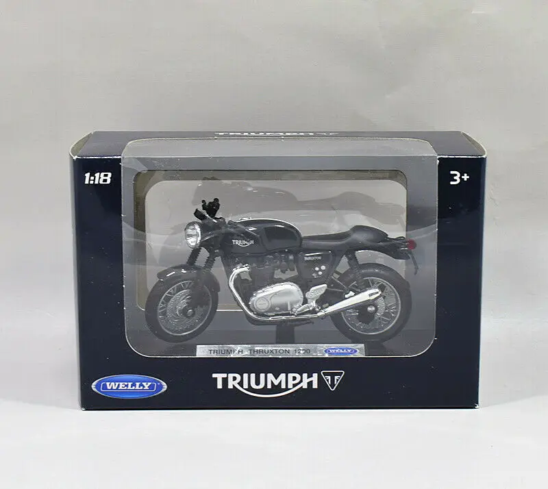 Welly 1:18 TRIUMPH Thruxton 1200 мотоцикл велосипед Модель игрушки Новый в коробке| |