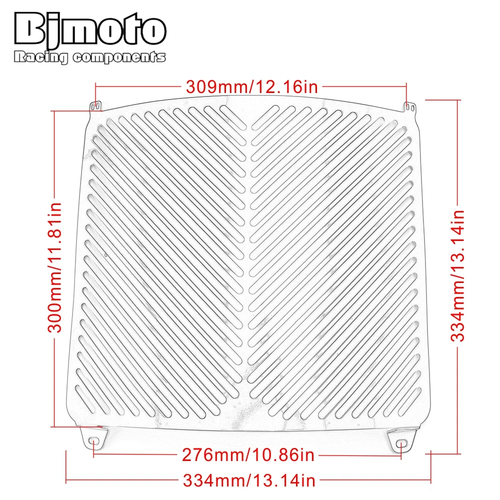 

BJMOTO Motorcycle Motorbike Engine Radiator Bezel Grille Guard Cover Protector Grill For RC8 2008-2016 RC8R RC 8 R 2011-2016