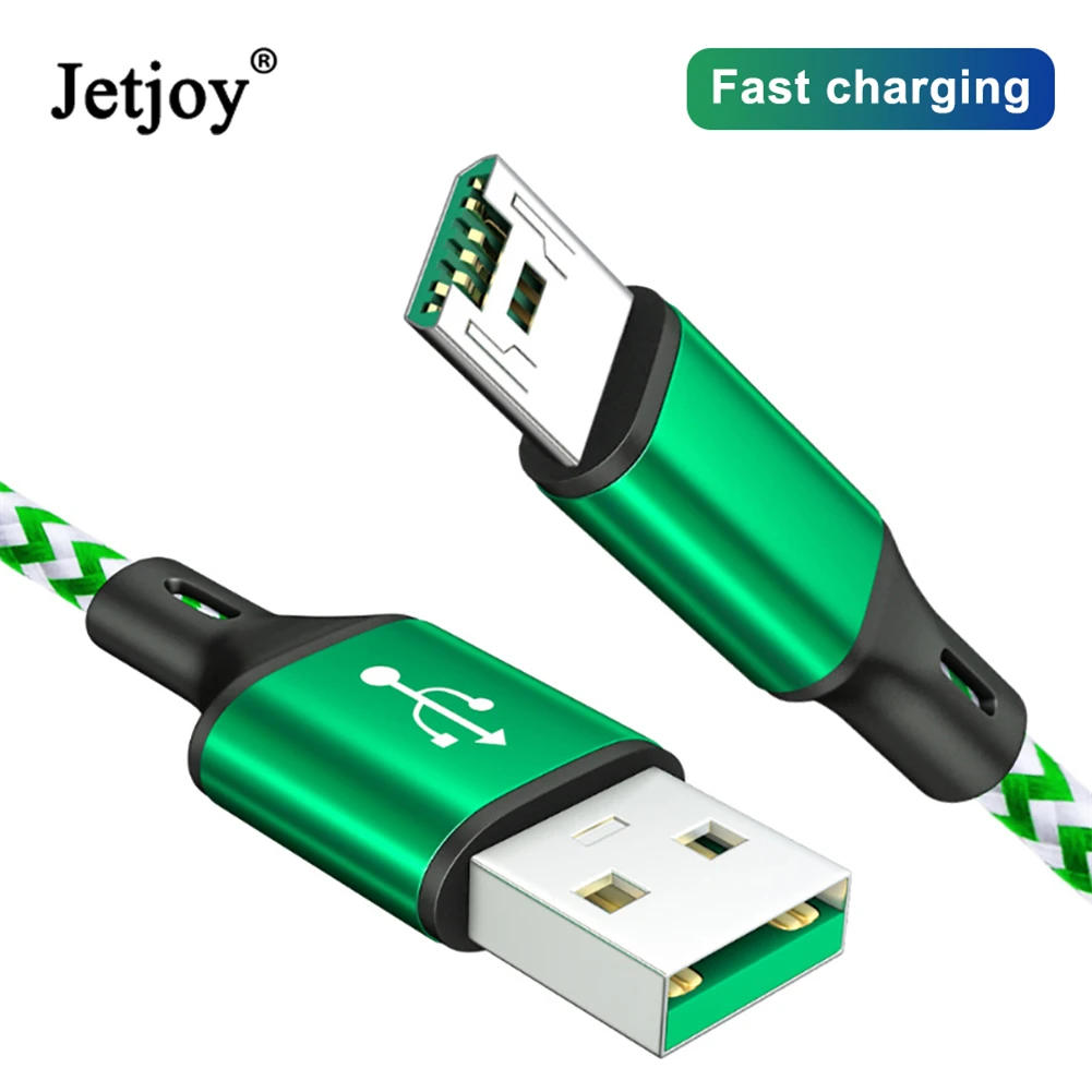 Jetjoy алюминиевый кабель Micro USB в нейлоновой оплетке быстрая зарядка синхронизация