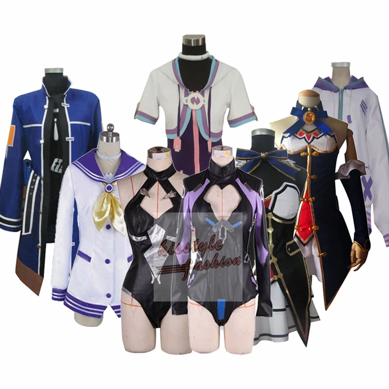 Гиперразмерный нептуния если Mk2 Nepgear Neptune Noire Uni Черный Фиолетовый Белый персонажи сердца косплей костюм, индивидуальные принимаются