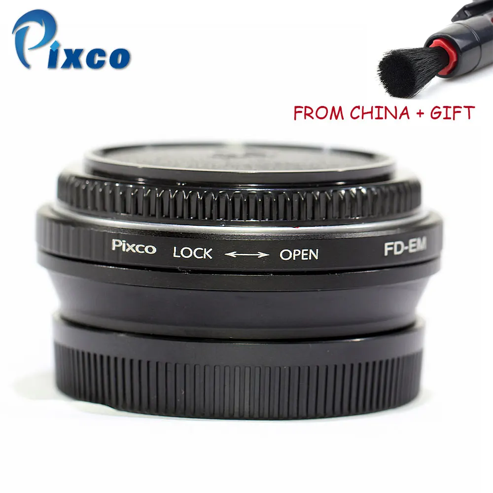 Адаптер фокусировки для объектива Pixco с оптическим стеклом Canon FD EOS M M50 M6|Адаптеры