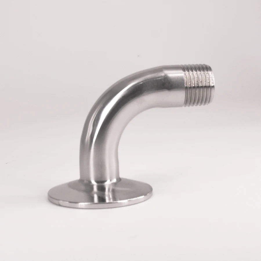 1," Tri Clamp x 1/2" BSPT мужской 90 градусов локоть SUS 304 нержавеющая сталь санитарный фитинг для труб для домашнего варения пива вина