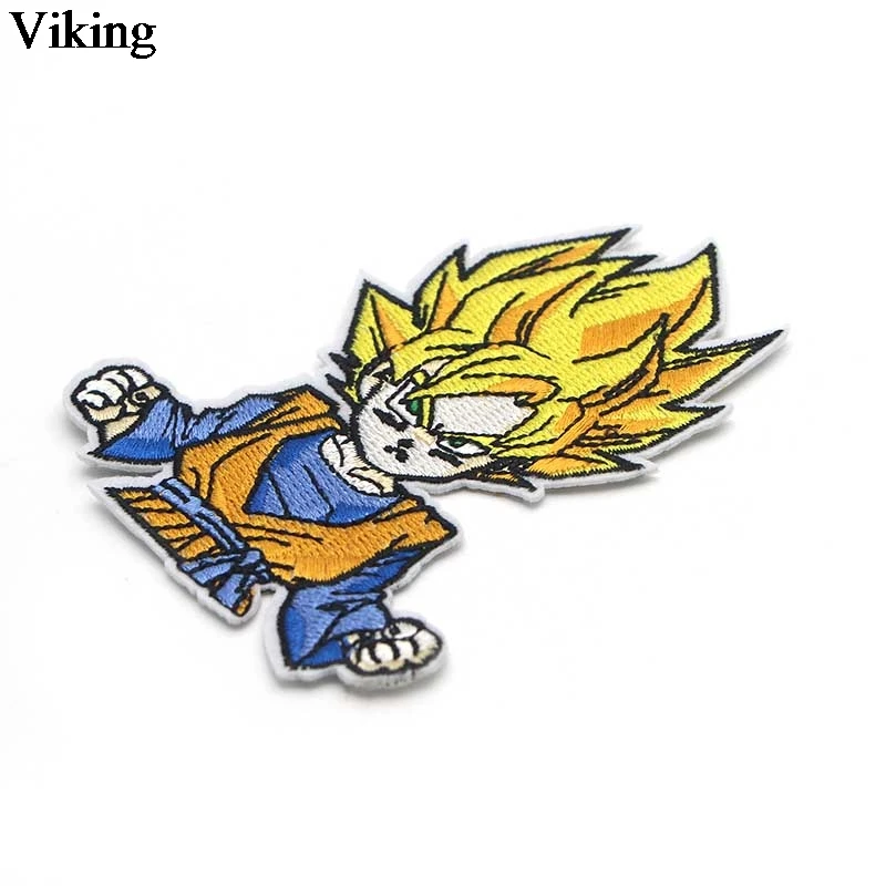 Dragon Ball прикольная железная вышитая нашивка наклейка швейная ткань мультяшная наклейка s Diy женские мужские Детские аксессуары G0028