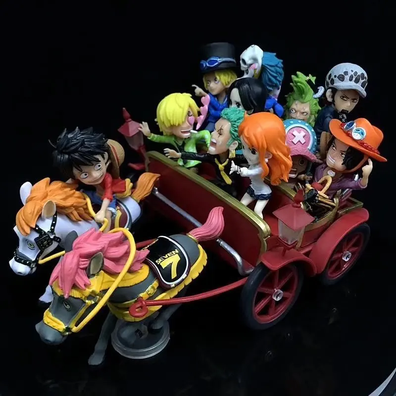 Аниме One Piece Luffy Zoro Sanji Ace Sabo персонажи Конская карета WCF ограниченная 20 я годовщина