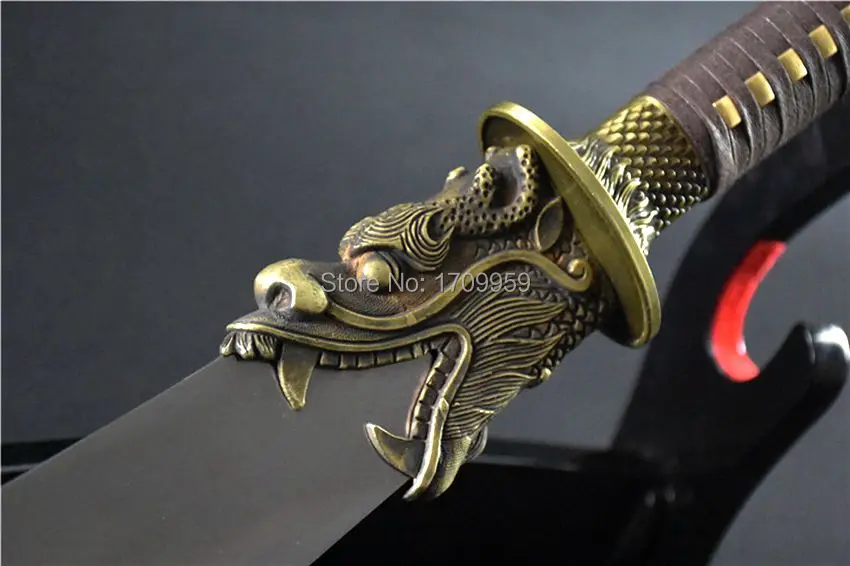 Китайский кунг-фу широкий нож традиция ушу Broadsword меч Дракон дао Высокая