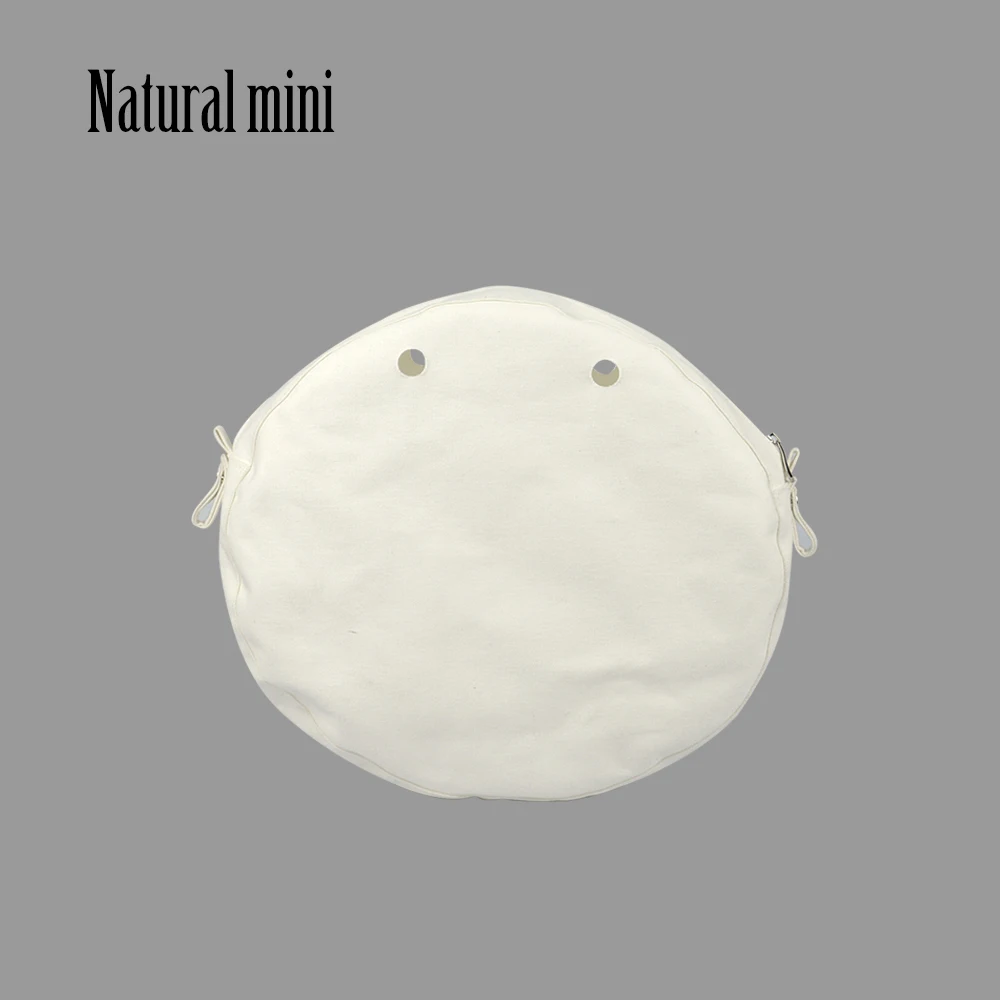 natural mini huntfun новая водонепроницаемая внутренняя подкладка вставка карман на молнии для Obag твист для O сумка твист женская сумка ручка сумка через плечо - Цвет: natural mini