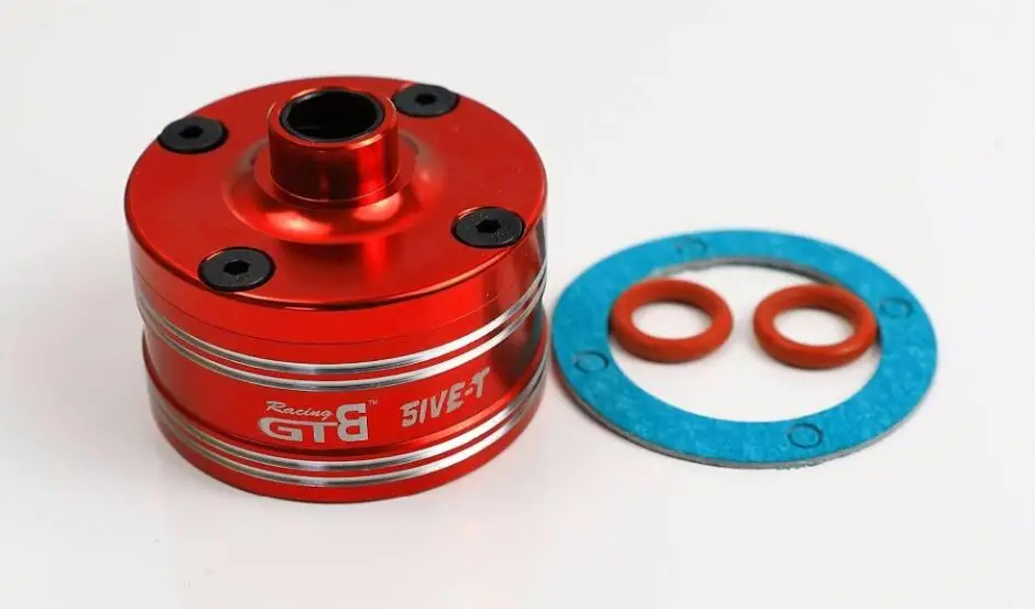 GTB racing CNC сплав усиленный Медный рукав центральный diff чехол (только чехол) LOSI 5IVE-T 1