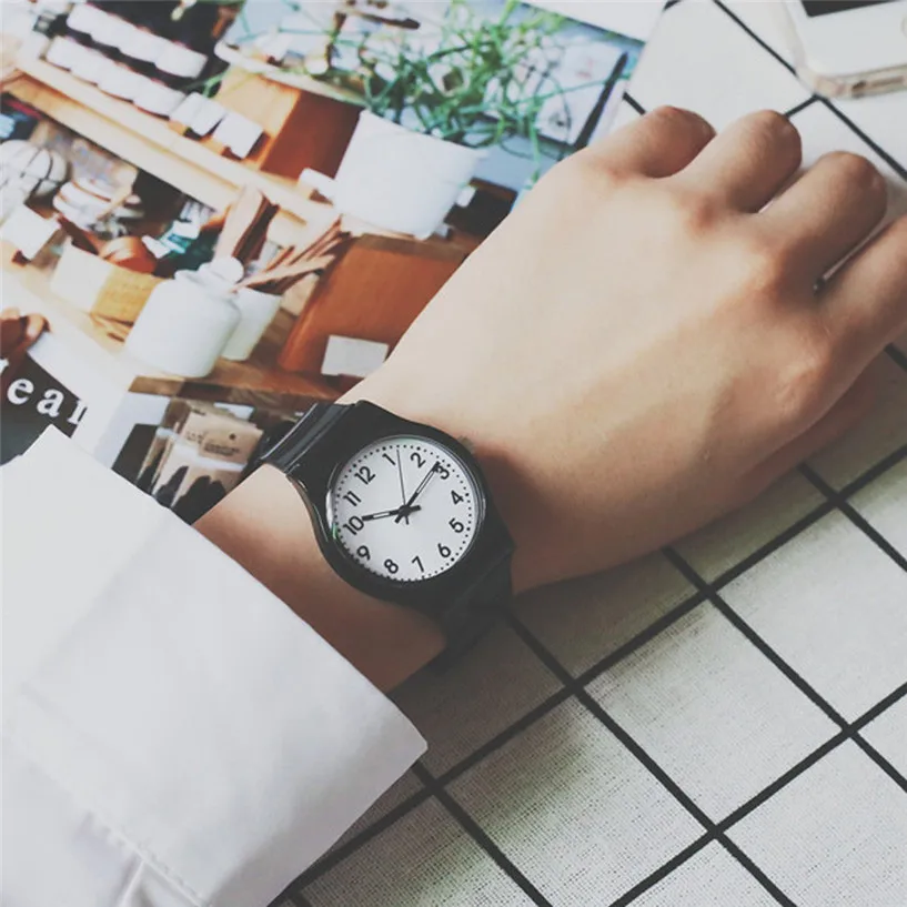 Женские креативные модные простые часы маленькие мягкие для отдыха relojes mujer 2019 |