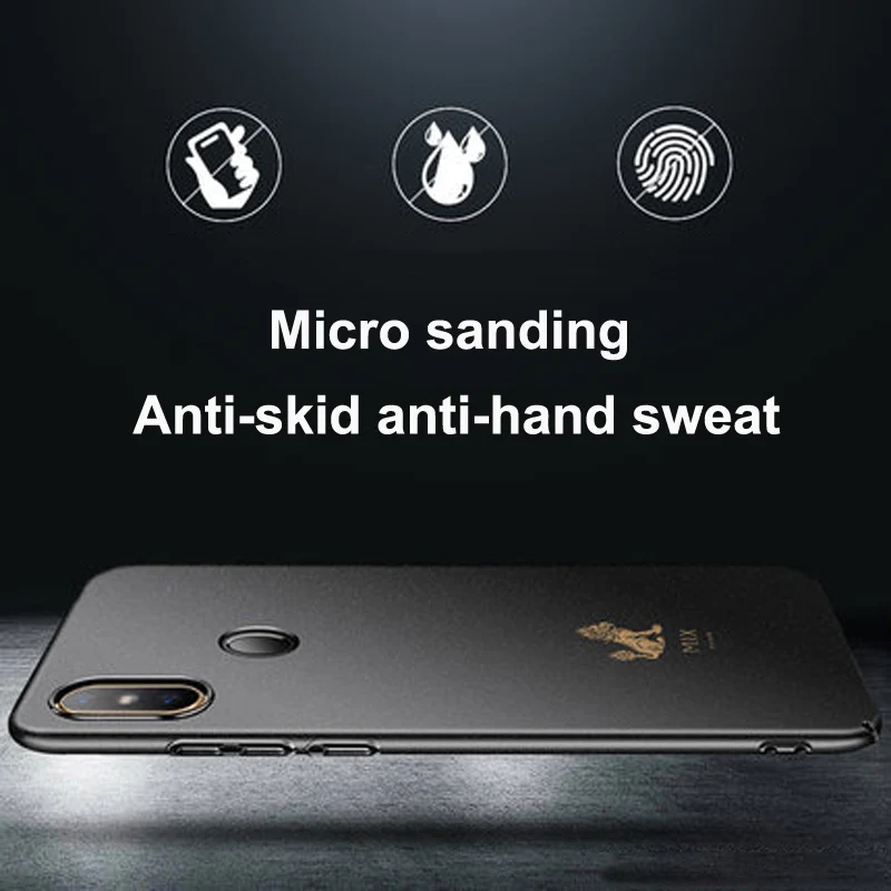 Зеленый чехол для xiaomi mi Mix 2 s чехлы жесткий матовый из поликарбоната с