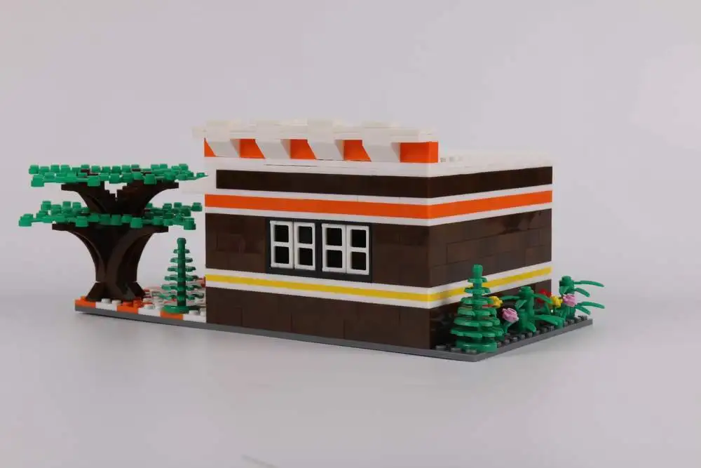 LONGDA радует высоким Совместимость Alpinia Oxyphylla Building Block игрушечный конструктор