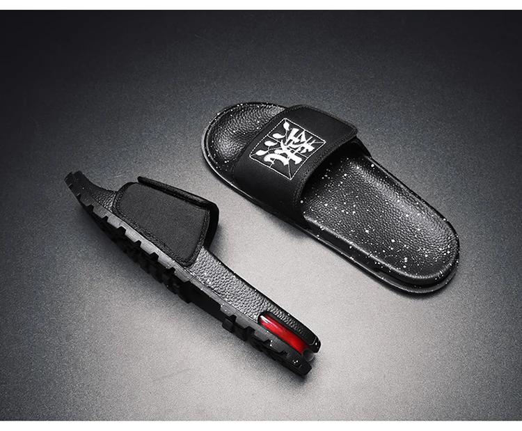 Мужские сандалии с воздушной подушкой; Повседневные тапочки; мужские сандалии с v-образным вырезом; модные мужские сандалии; Мягкие Вьетнамки; сезон лето; размеры 39-45