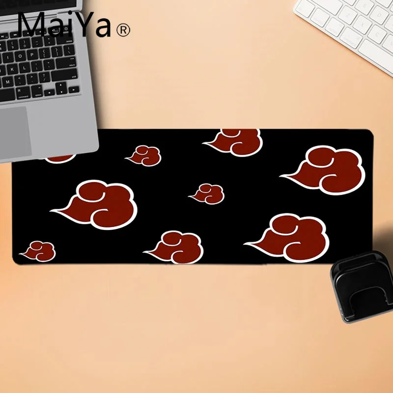 LockEdge 30x80cm MaiYa Cool New cool Аниме Акацуки Наруто красивый коврик для мышки в стиле аниме геймер скорость мыши розничная маленький резиновый коврик для мыши - Цвет: LockEdge 30x80cm