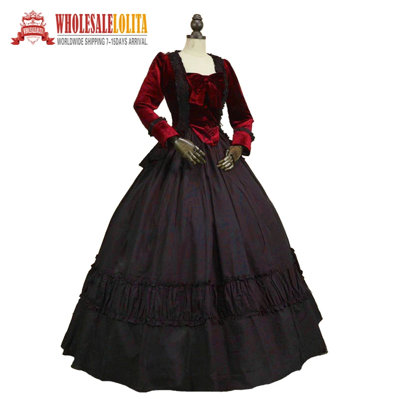 Лидер продаж бесплатная доставка высококачественное платье времен Гражданской