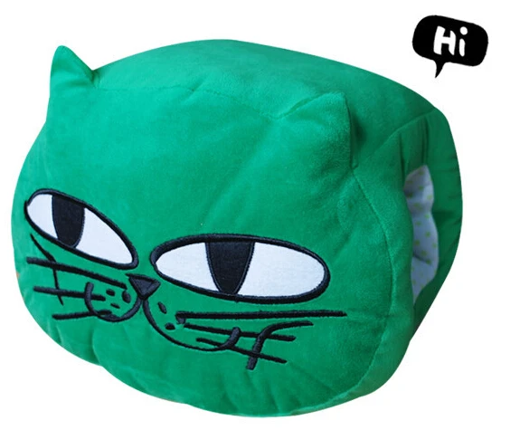 1 шт. OK плюшевая игрушка кошка подушка OKCAT зимняя для рук Офисная U плюшевые куклы
