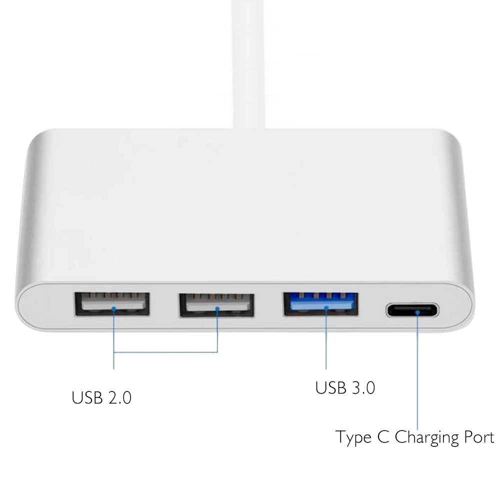 VONETS 4 в 1 несколько Тип C USB 3 0 USB2.0 Порты и разъёмы зарядки преобразователь