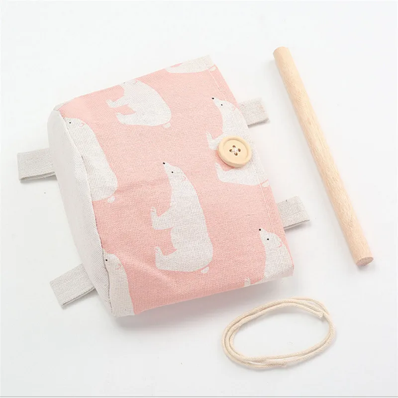 1 шт. милый мультфильм Фламинго ткань подвесная сумка для хранения сумка-мешок из