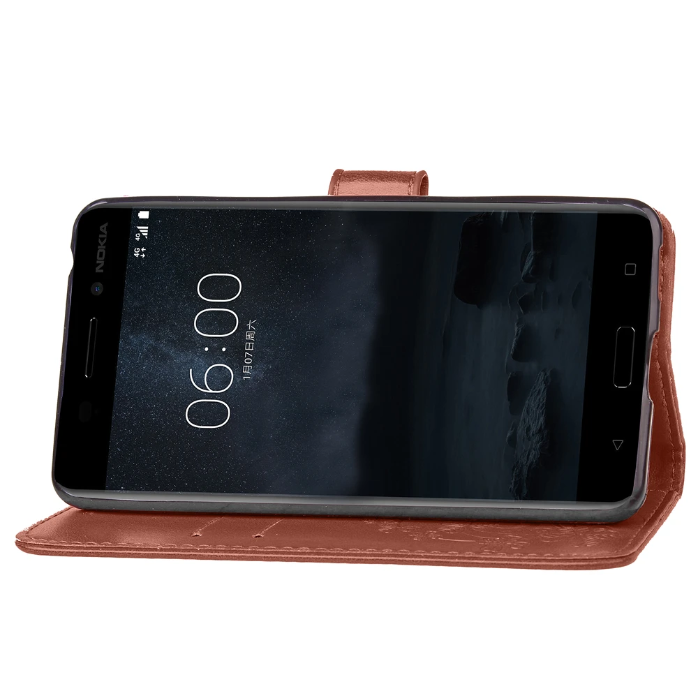 Модный Ударопрочный Мягкий чехол 5 &quotдля Nokia 6 для 2018 телефона с объемными цветами