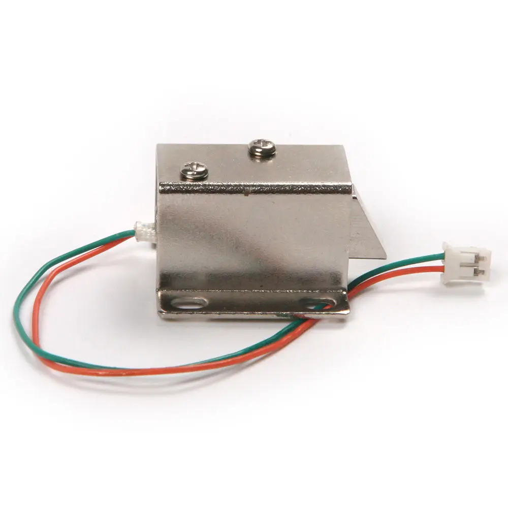 DC 12V дверной ящик язычок вниз Электрический замок сборка соленоида тонкий дизайн