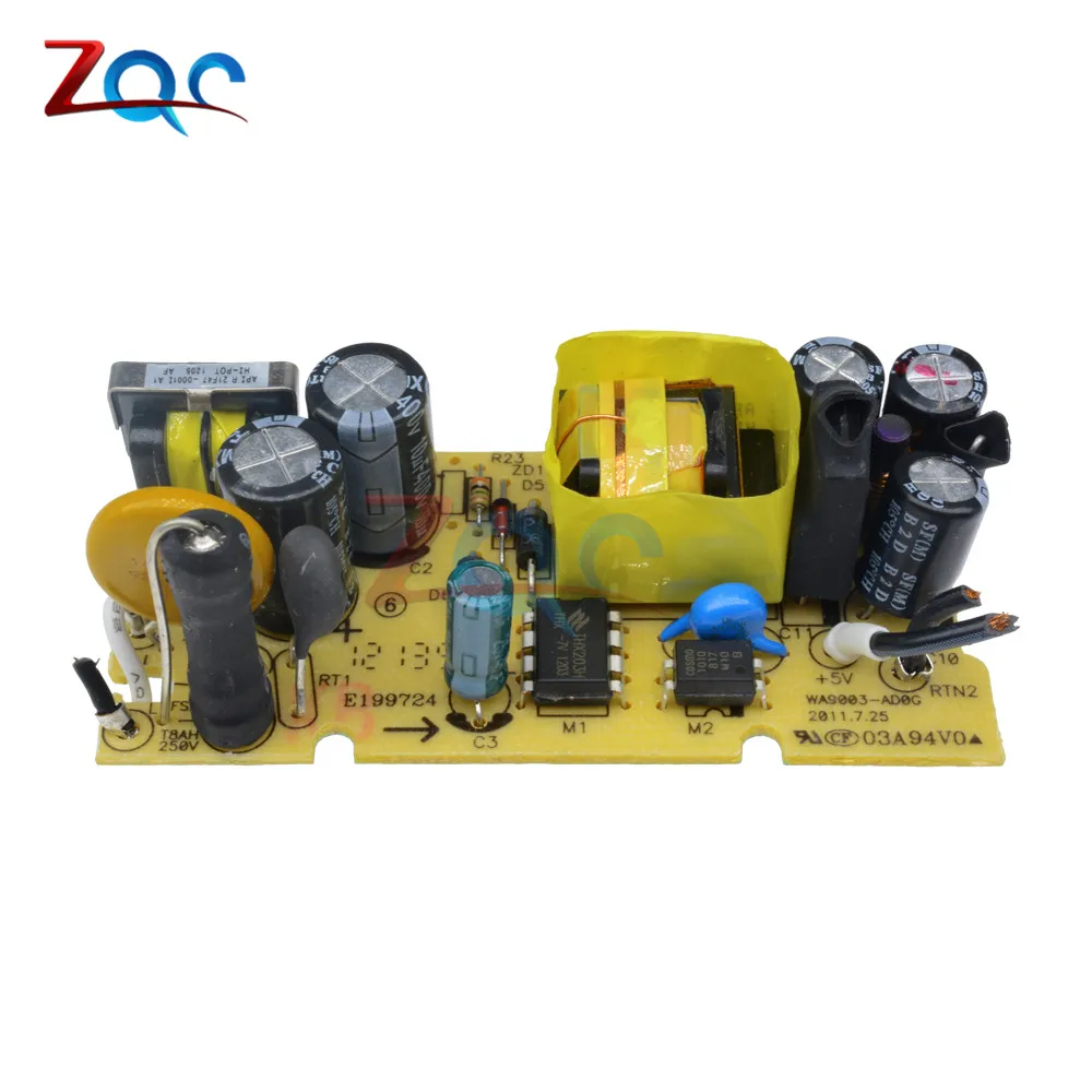 AC-DC 5V 2A 2000mA Переключатель Импульсный источник питания модуль для замены/ремонта светодиодный источника питания доска