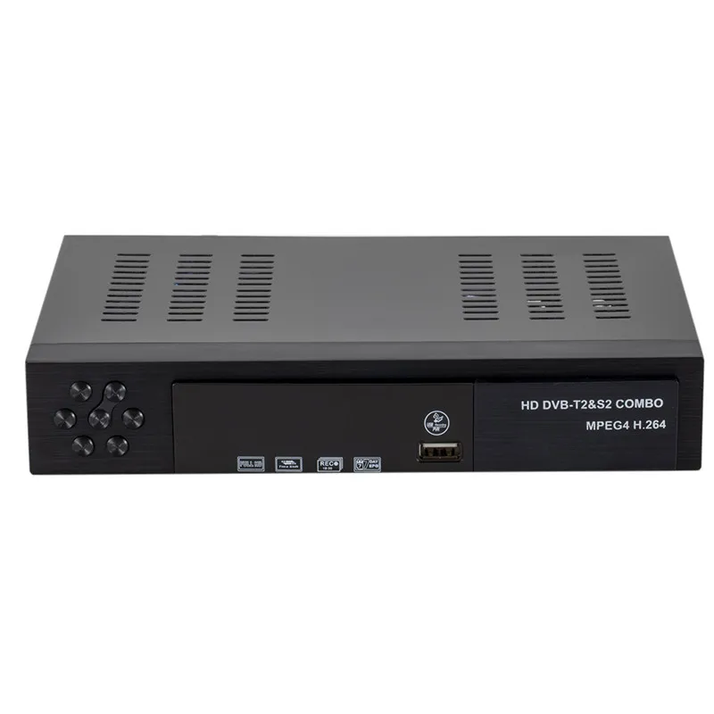DVB-T2 DVB-S2 HD цифровой эфирный спутниковый ТВ приемник DVB S2 H.264 MPEG-4 ТВ-тюнер Поддержка