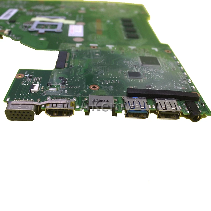 Akemy X550CC материнская плата для ноутбука For Asus X550CA X550CL R510C Y581C X550C оригинальная 4GB-RAM