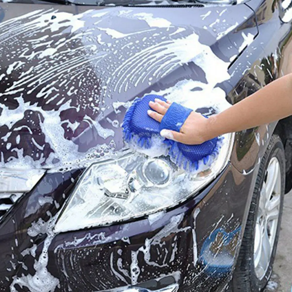 

Microfiber Car Washer Snow Foam Gun Accessories Cleaning Wash Detailing Glove Automobile Washing Clean Towel Duster Brush Sponge