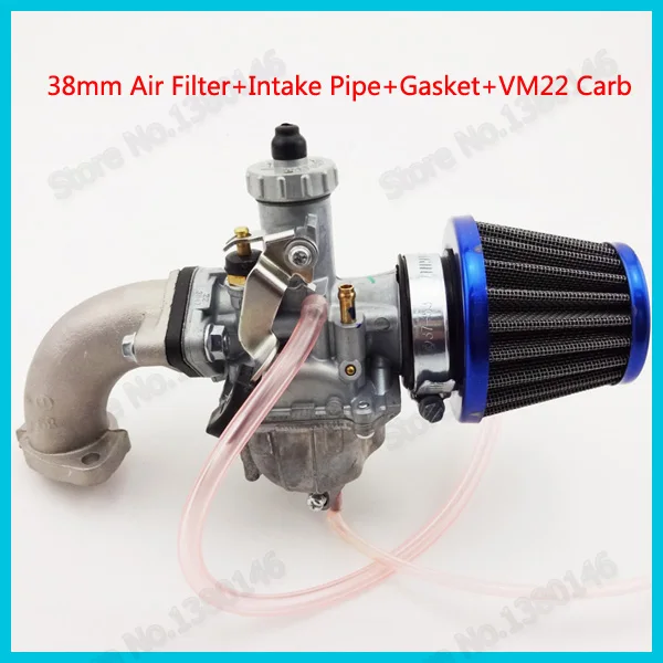 Карбюратор Carb Mikuni Carby VM22 26 мм 38 Синий воздушный фильтр воздухозаборная труба для