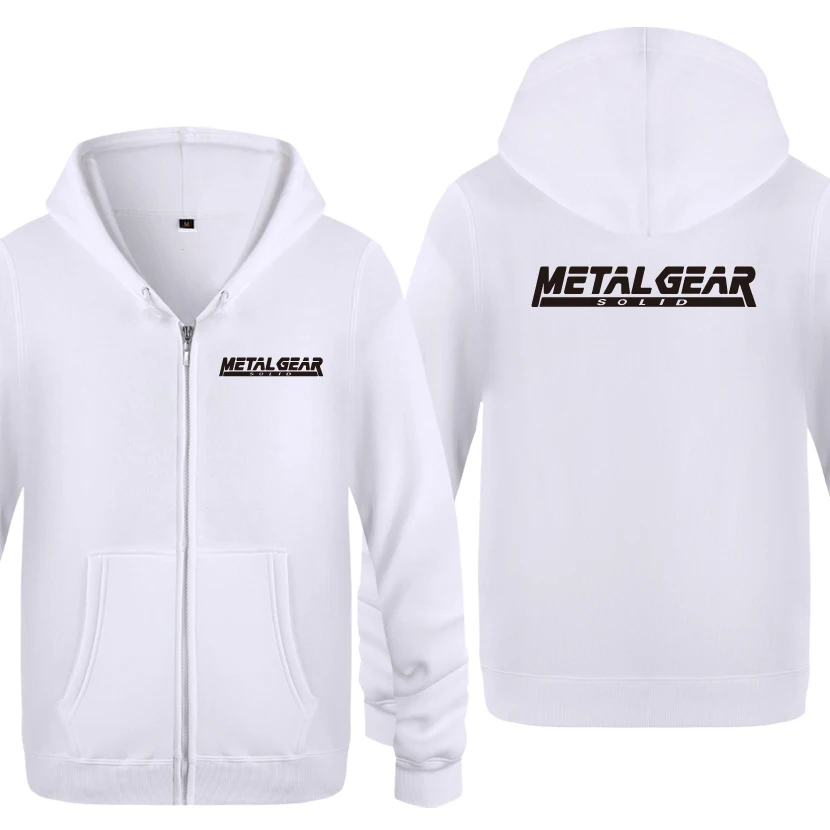 MGS Metal Шестерни однотонные свитшоты с буквами Для мужчин 2018 s капюшоном и