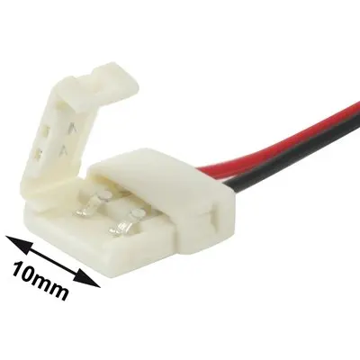 5 шт. 10 мм PCB FPC 2-концевой разъем с кабелем для одного цвета SMD5050/5630 Светодиодная
